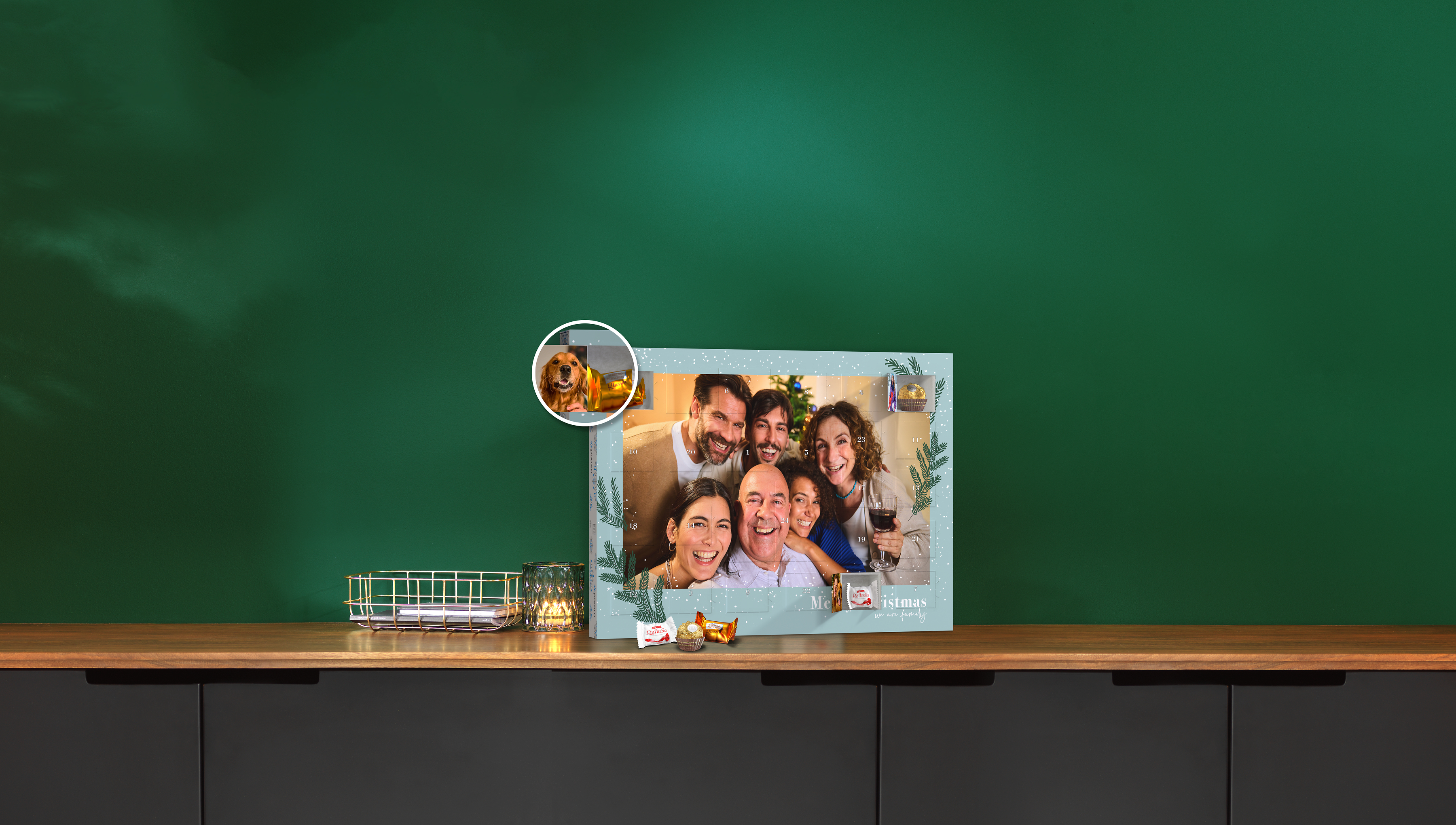 Pixum Foto-Adventskalender mit Pralinen von Ferrero