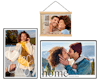 Trois posters photo personnalisés avec photos de couple