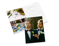 Invitación de boda personalizada Invitación de boda personalizada con fotos y textos