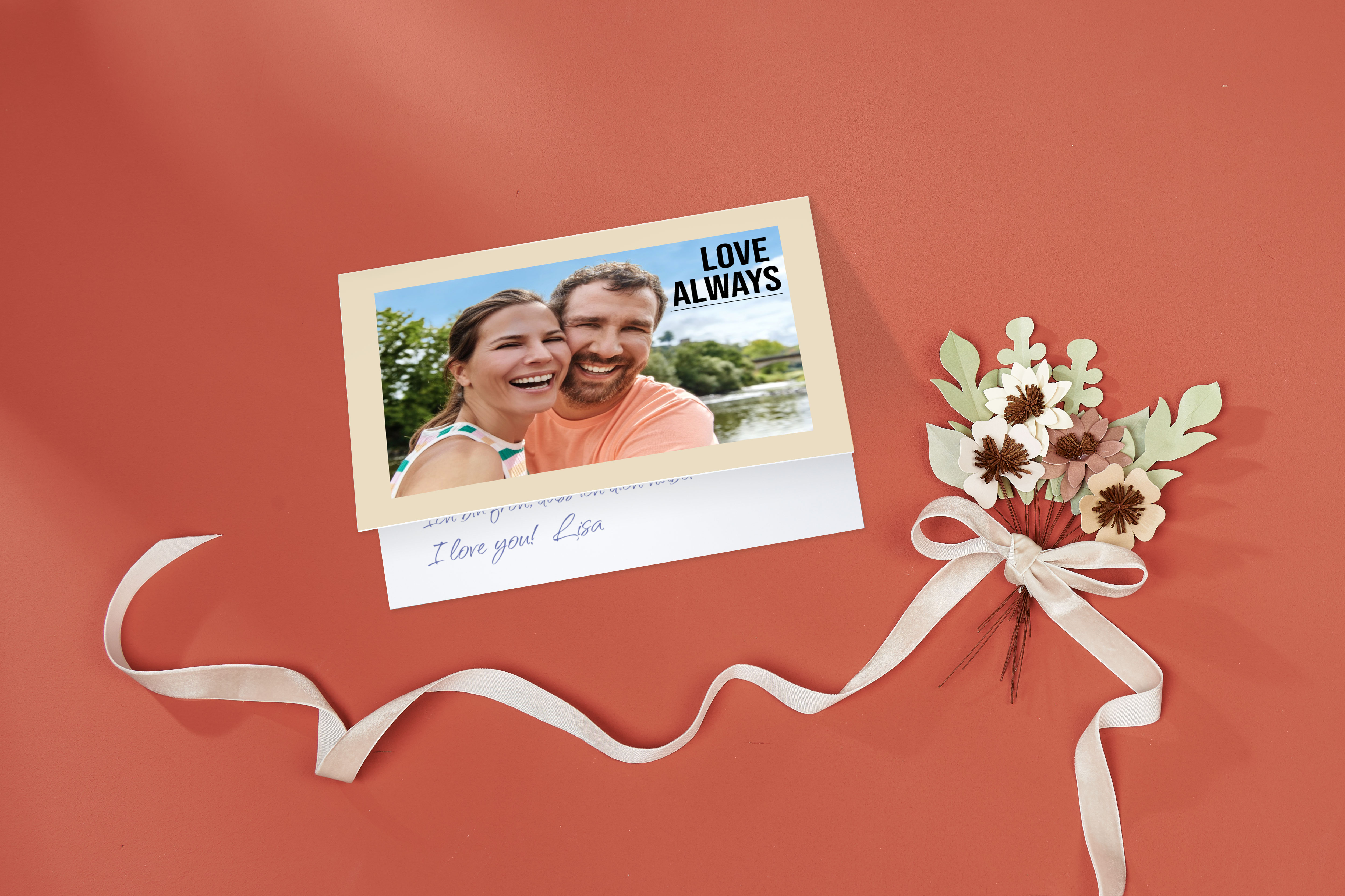 Klappkarte mit eigenem Design