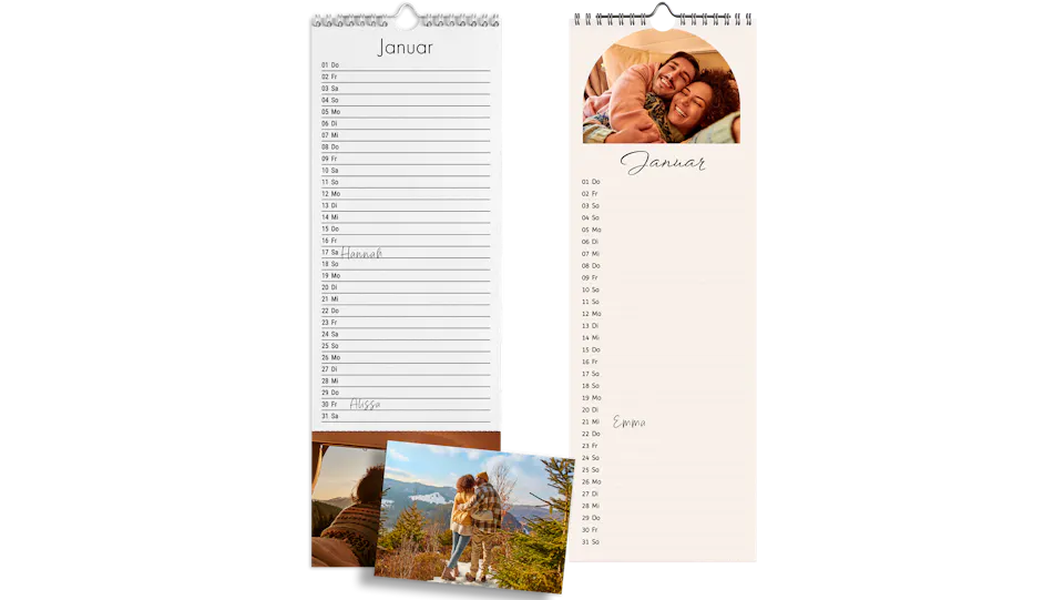 Calendario da cucina con foto