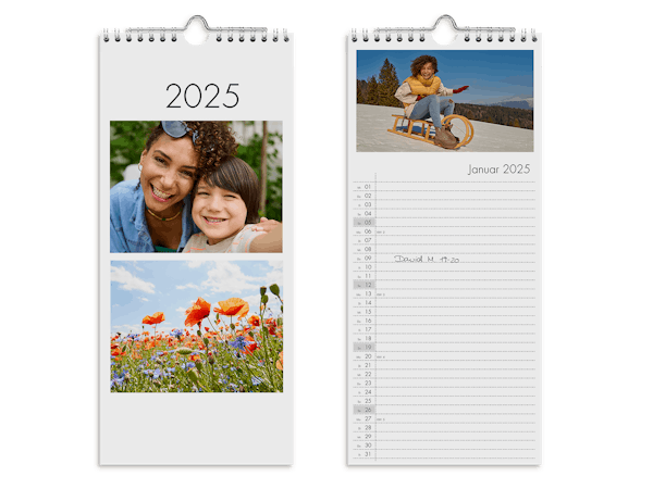 Calendario de cocina con fotos
