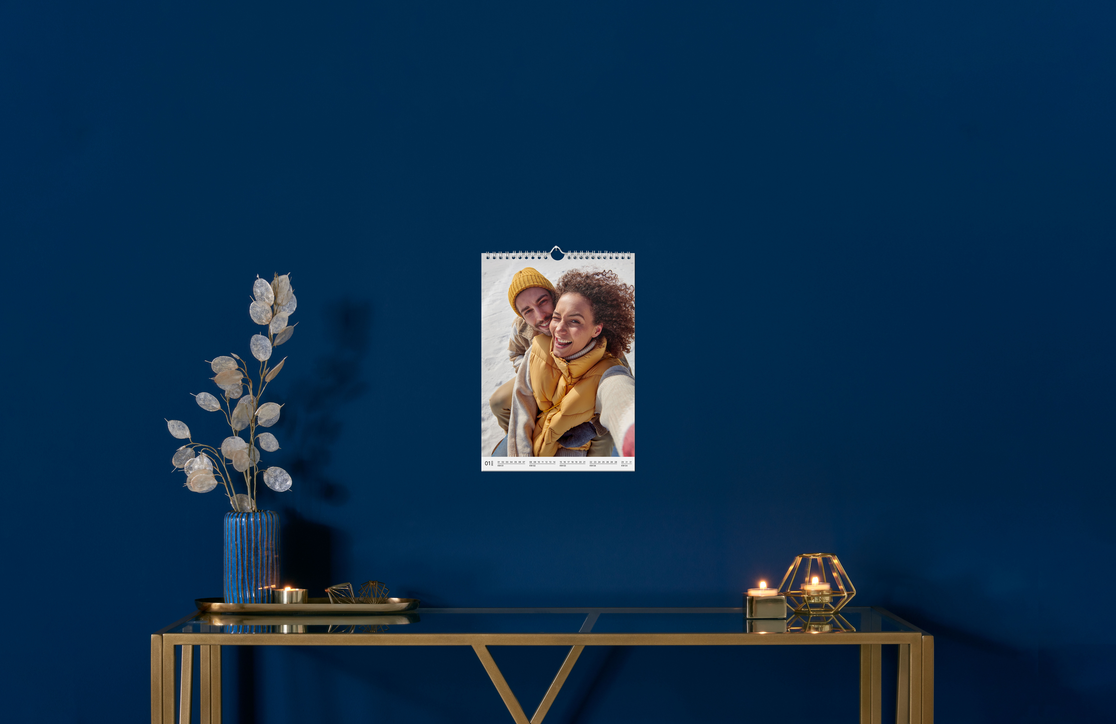 Calendario personalizzato Pixum A4 con foto invernale