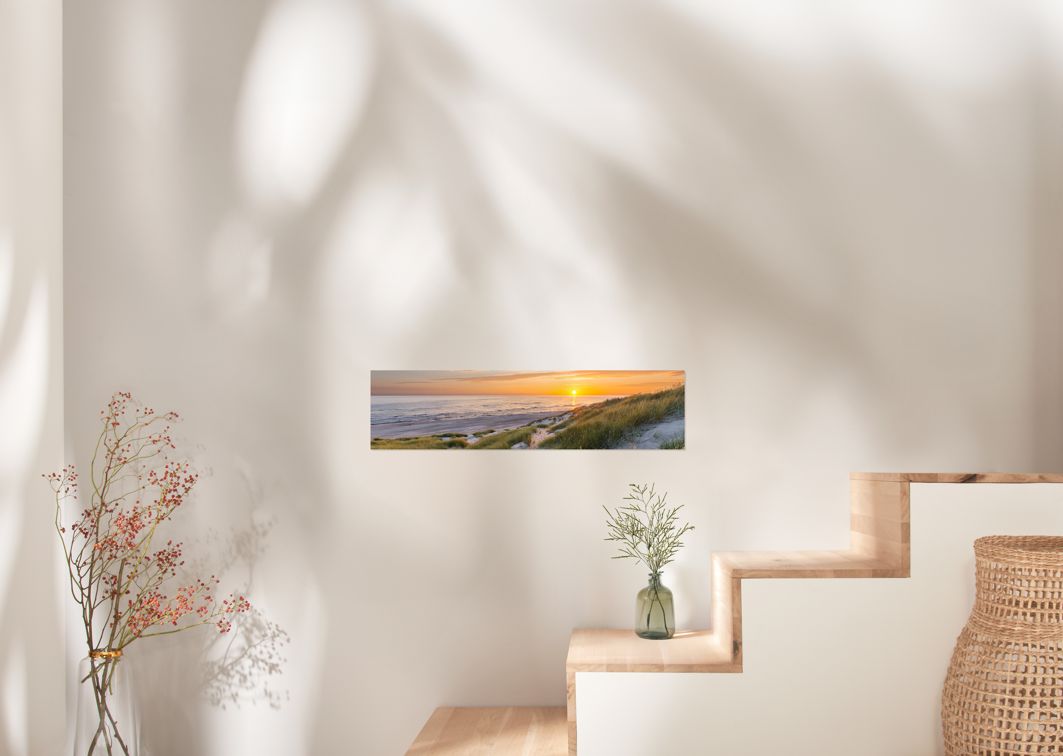 Panoramaposter met een foto van de zee