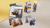 Fotoabzügen mit Bildern von Freunden Fotoabzüge in verschiedenen Formaten mit Bildern von Freunden