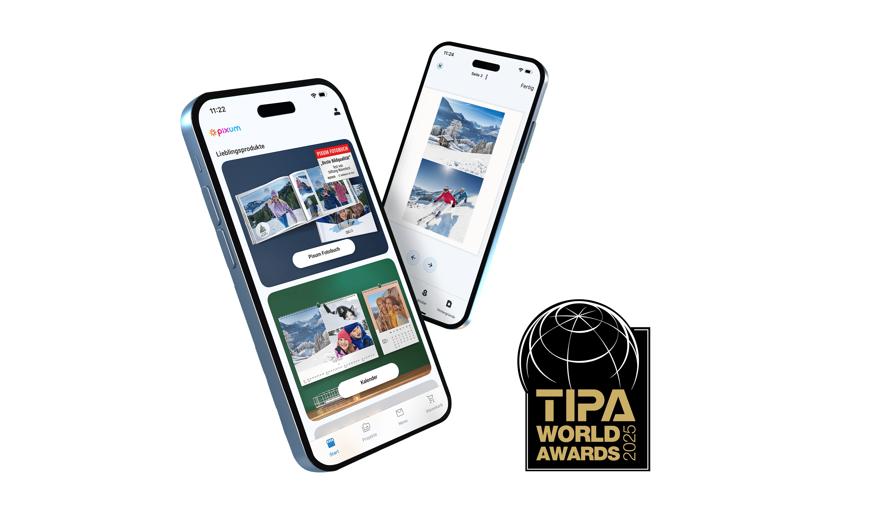 Pixum App gewinnt TIPA World Award 2024 als beste App für Fotoprodukte Pixum App gewinnt TIPA World Award 2024 als beste App für Fotoprodukte