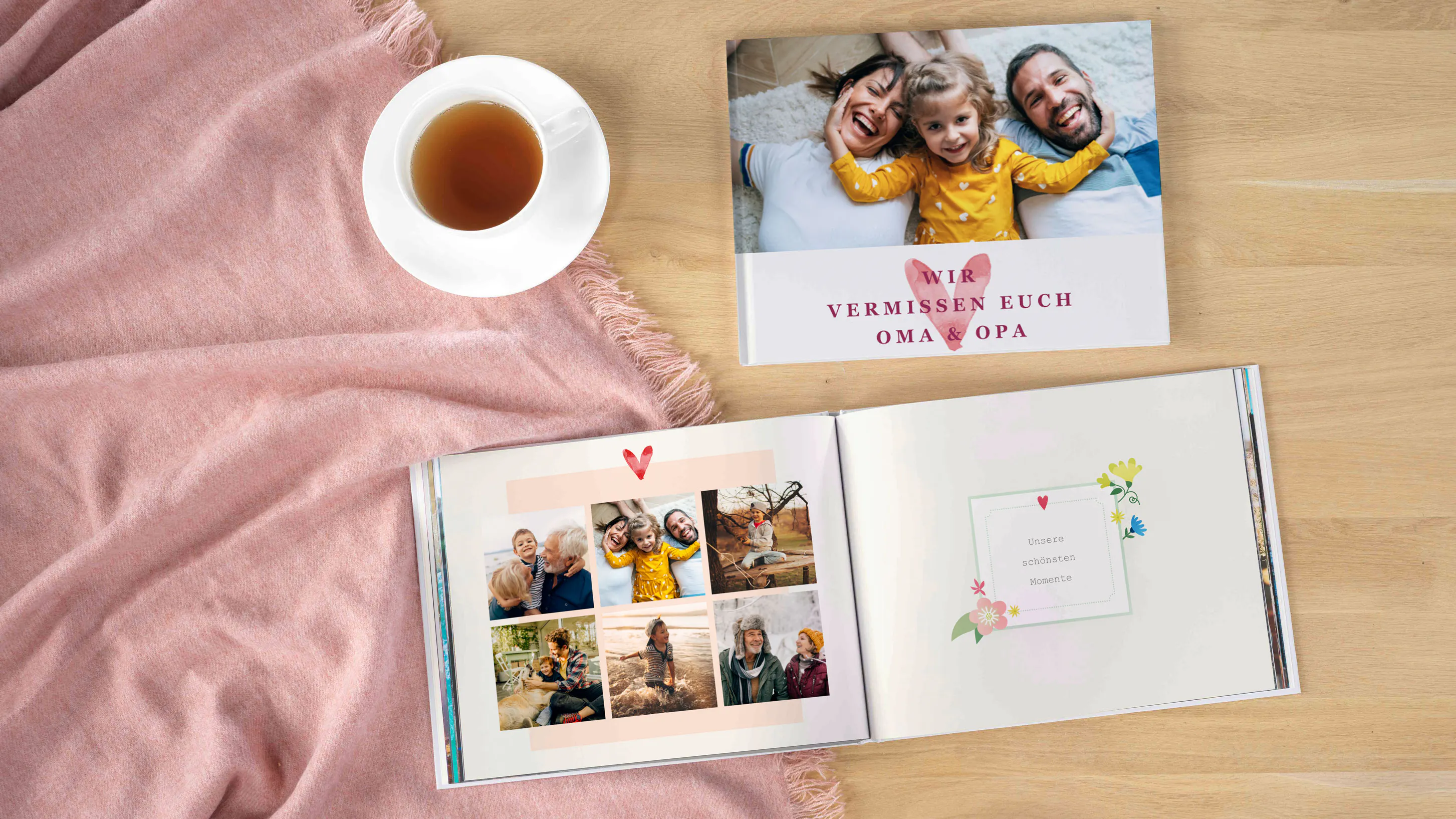 Fotobuch-Vorlage für Großeltern