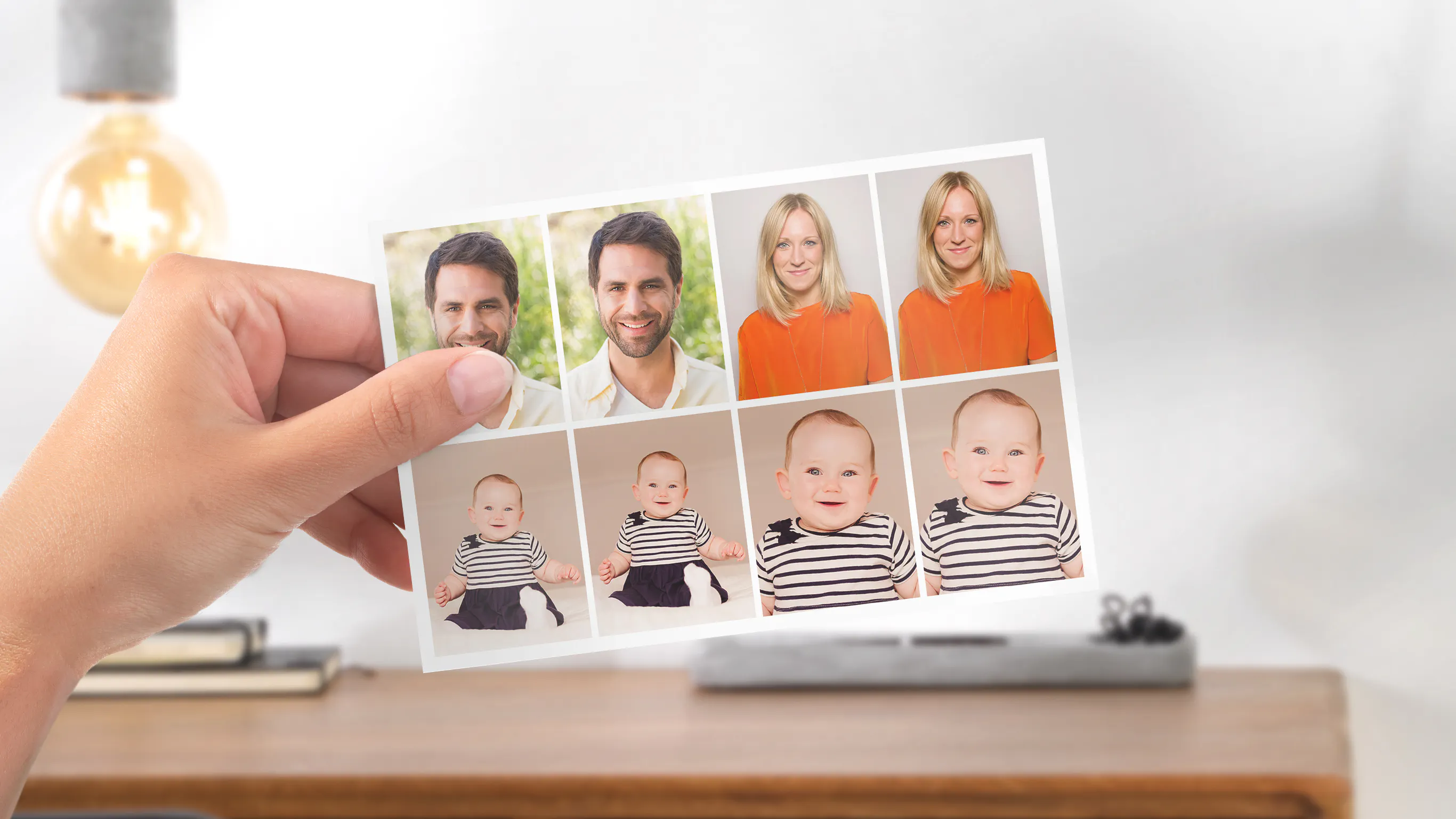 Diverses photos d'identité