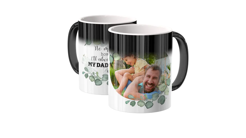 Zaubertasse mit Foto und Design