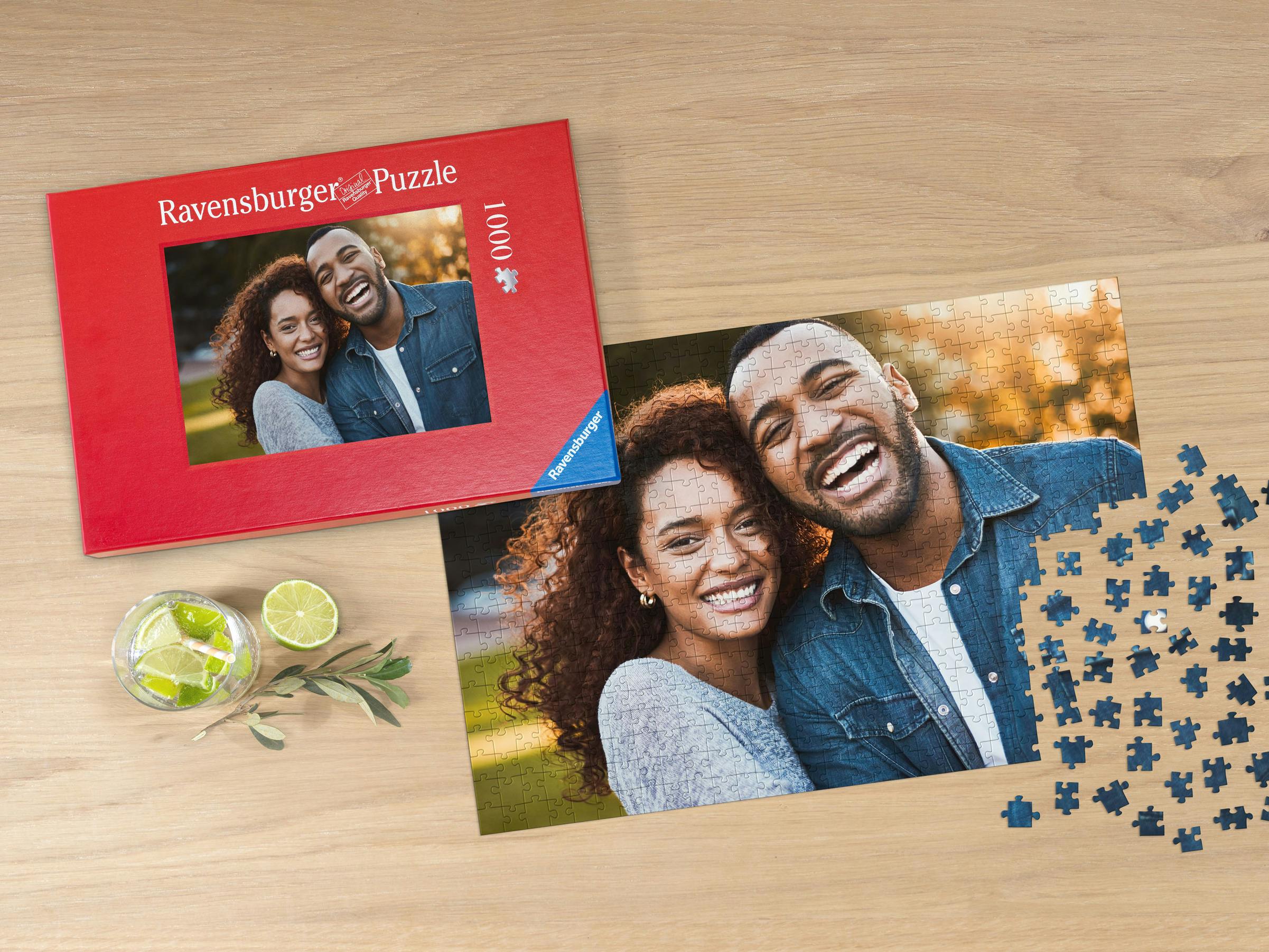Puzzle Ravensburger personalizzato con foto di coppia