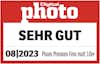 Test-Logo "Sehr gut" DigitalPHOTO 10er Premium-Foto matt 08/2023