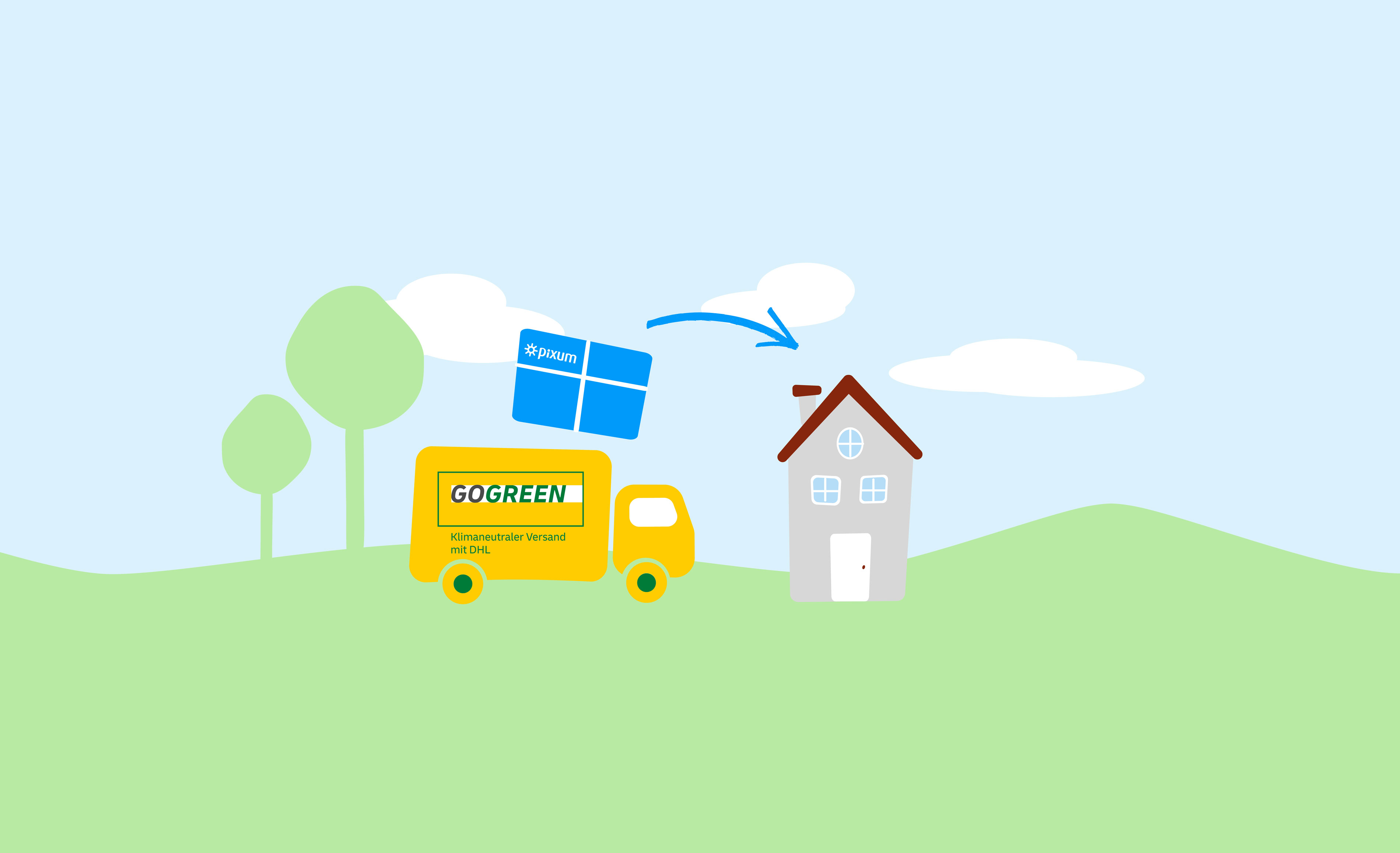 Klimaneuraler Versand mit GoGreen von DHL