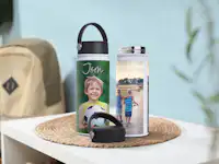 Botella personalizada con nombre y foto Botella personalizada con nombre y foto
