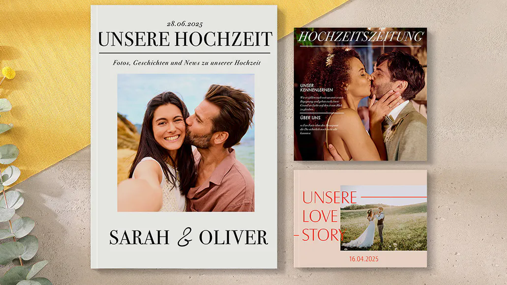 Wedding newspaper of married couples