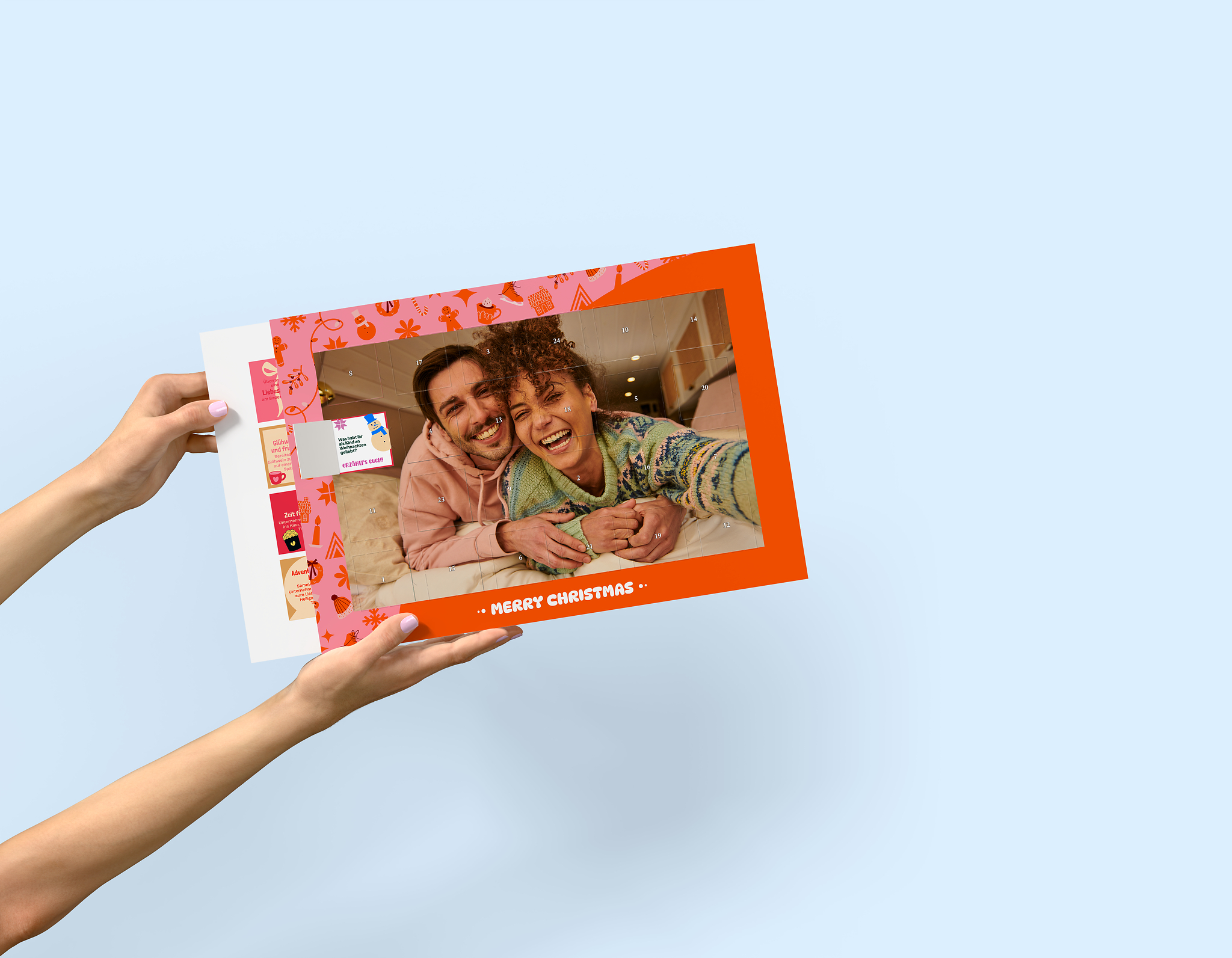 Paar Adventskalender als Poster bestellen