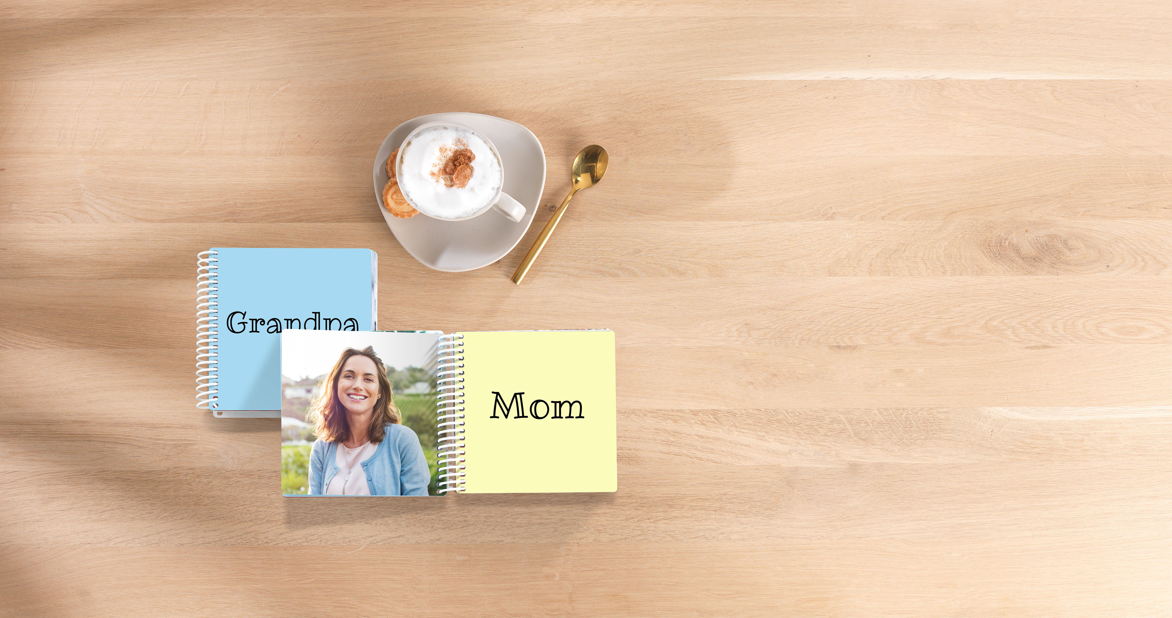 Álbum de fotos para bebés con fotos familiares