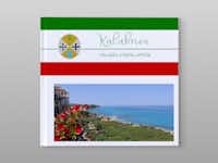 Pixum Fotobuch Kundenbeispiel von Kalabrien Cover eines Pixum Fotobuch Kundenbeispiels von Kalabrien vor grauem Hintergrund