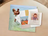 Fotobücher in verschiedenen Größen Fotobücher in verschiedenen Größen mit Baby-, Landschaft- und Strand-Cover