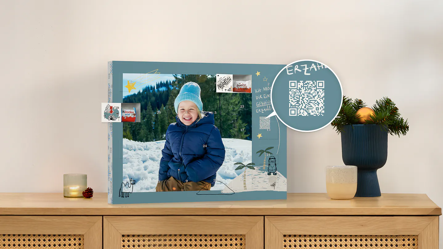 Christlicher Adventskalender mit QR Code Christlicher Adventskalender mit QR Code