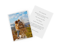 Diseña una tarjeta con foto como invitación de boda Diseña una tarjeta con foto como invitación de boda con la foto de una pareja