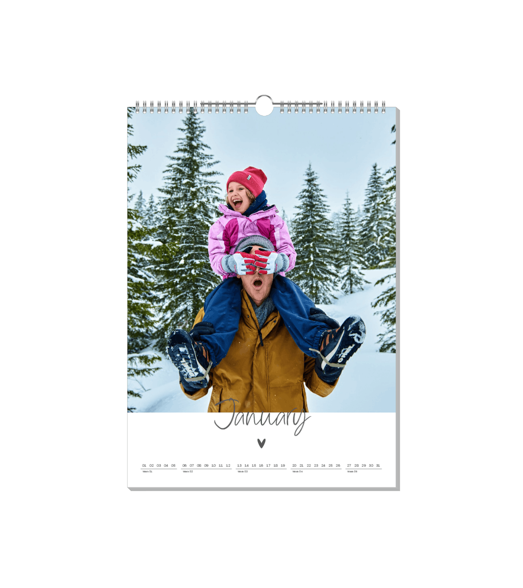 Calendar Design Wonderful Time