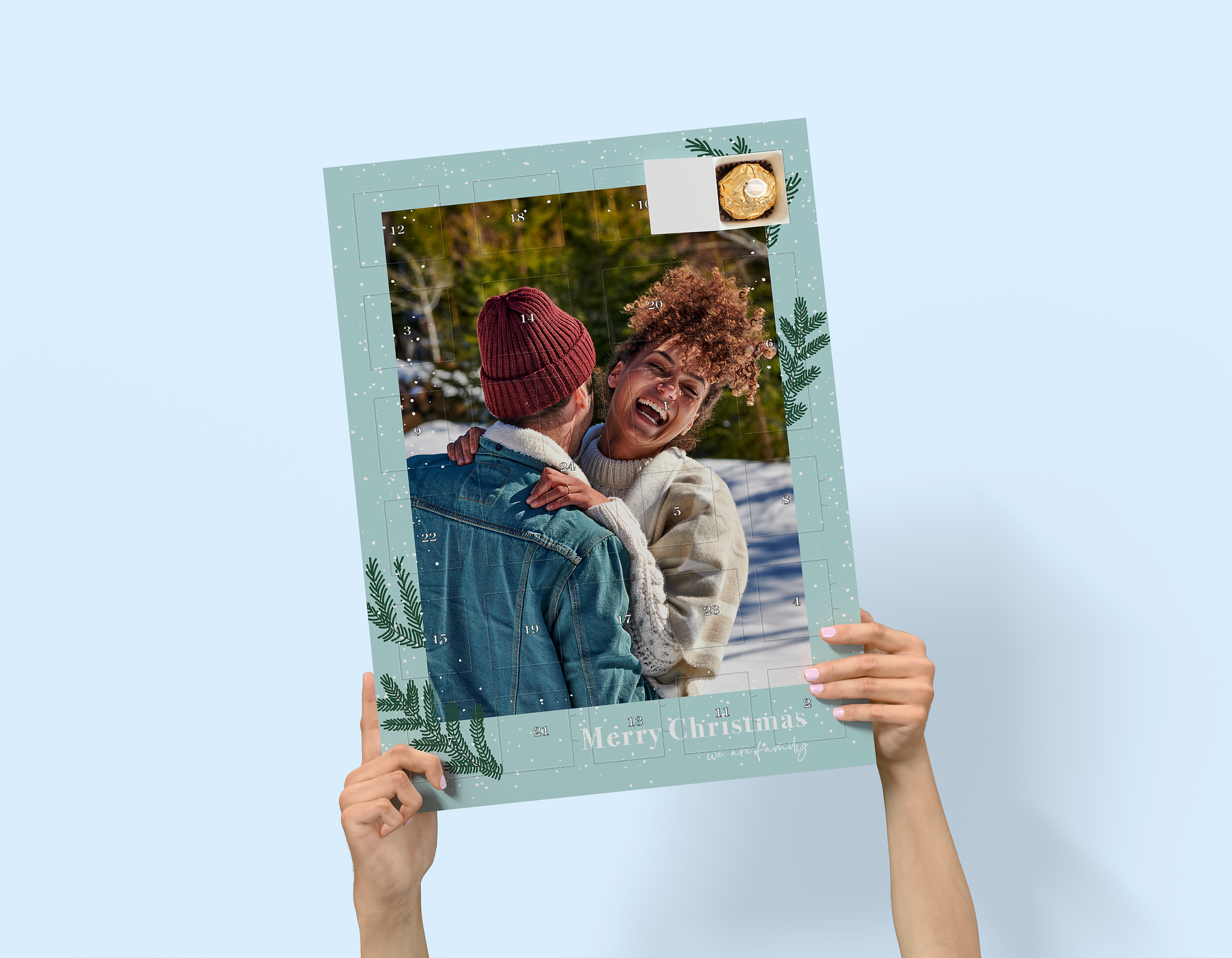 Adventskalender mit persönlichen Fotos gestalten