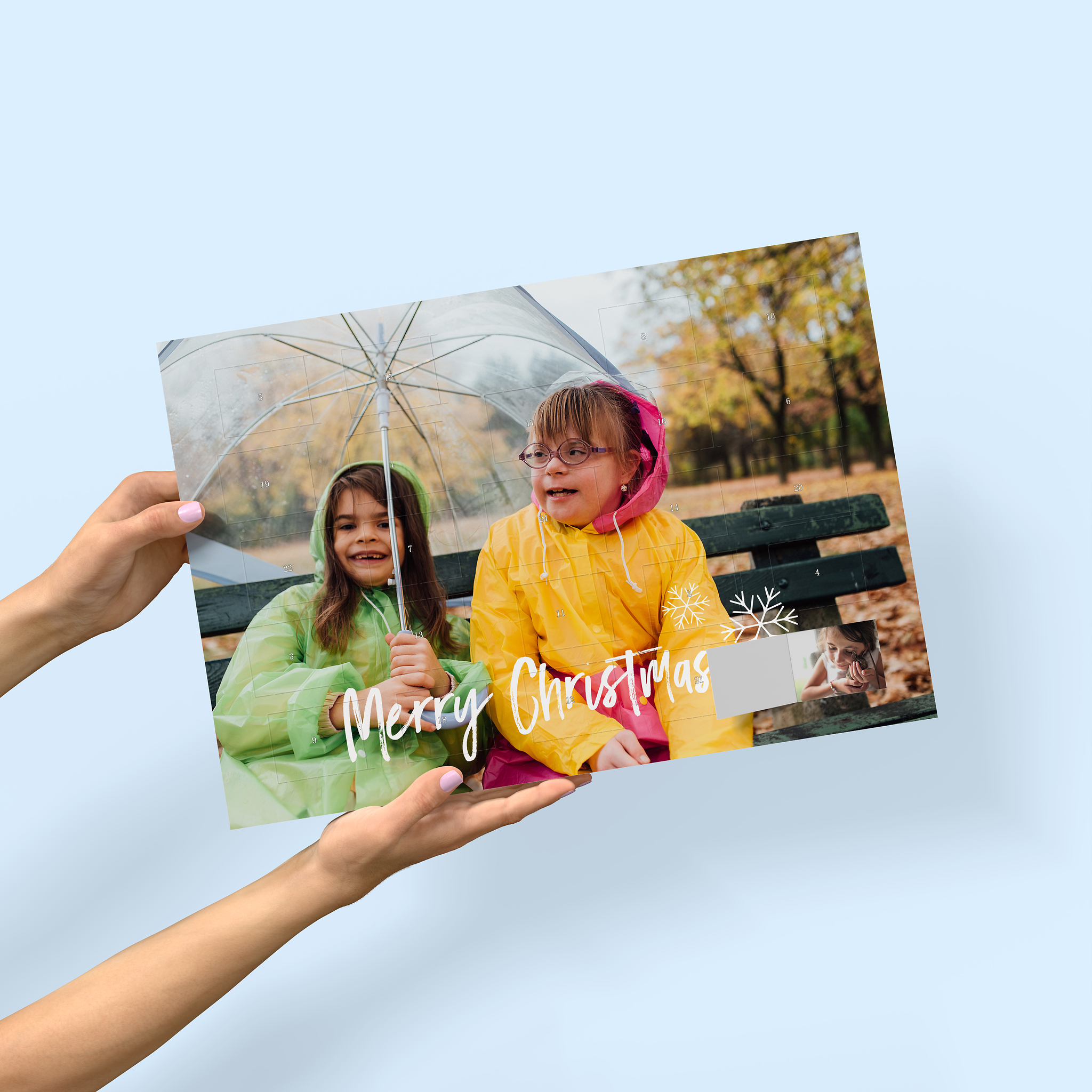 Adventskalender mit persönlichen Fotos gestalten