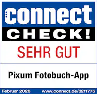 Connect Testsiegel Fotobuch-App Connect Testsiegel Fotobuch-App