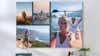 Foto auf Forex als Collage mit Pärchenbildern aus dem Urlaub
