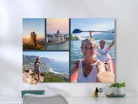 Foto auf Forex gestalten Foto auf Forex als Collage mit Pärchenbildern aus dem Urlaub