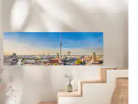 Póster panorámico con la foto de una ciudad Un póster panorámicoPixum en formato 180x60 cm.