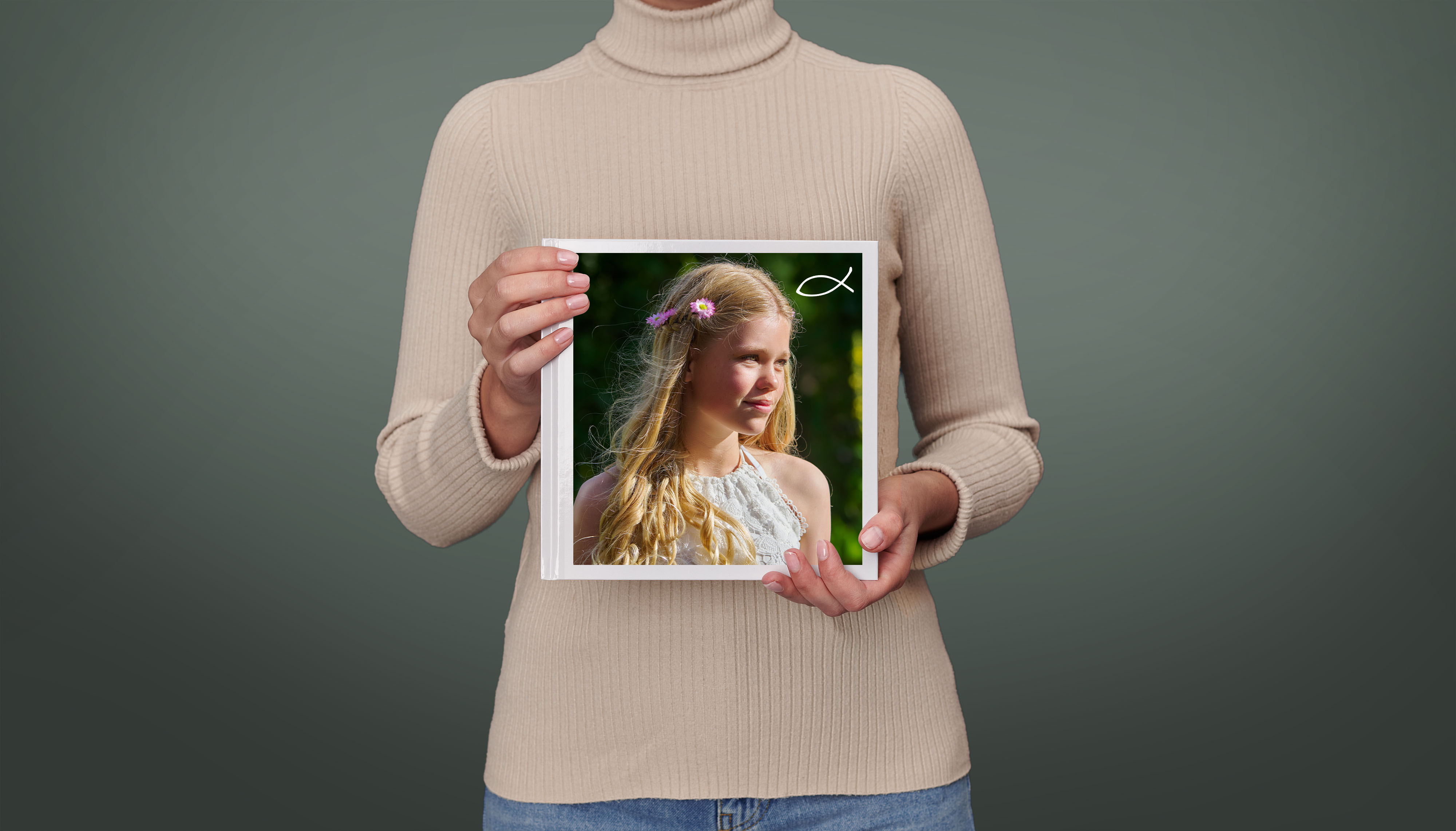 Álbum de comunión cuadrado