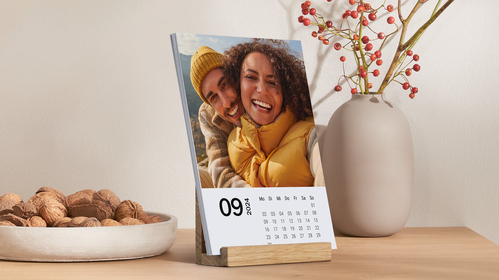 Nachhaltiger Tischkalender Nachhaltiger Tischkalender in Hochformat