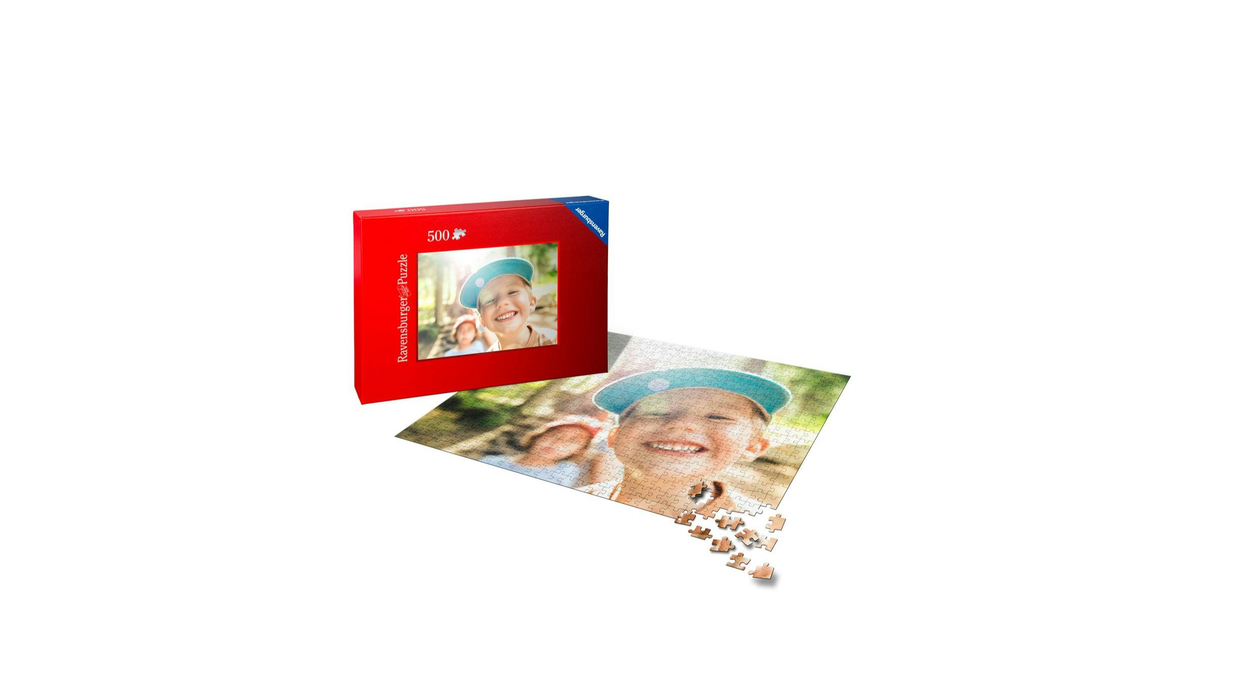 Puzzle personalizado con fotos de 500 piezas con fotos de unos niños