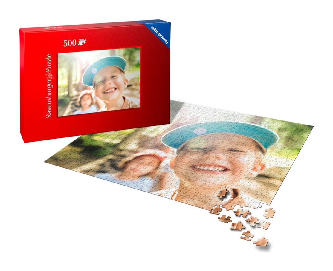 Puzzle personalizado con fotos de 500 piezas con fotos de unos niños