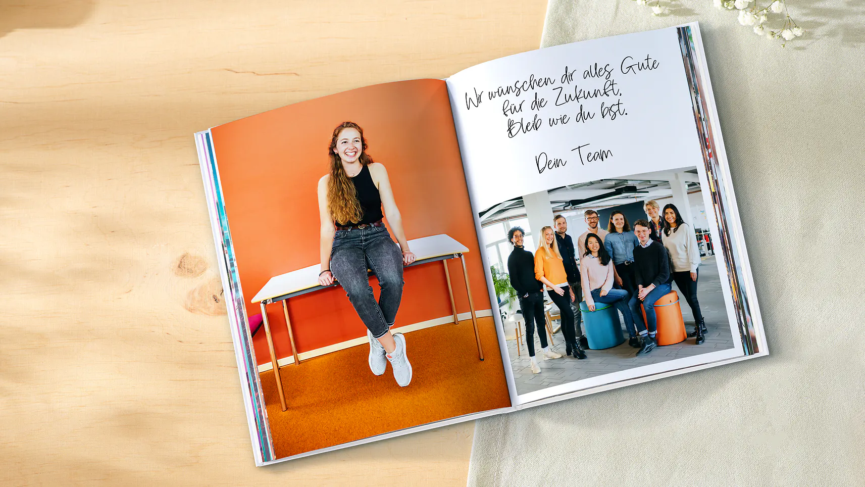 Fotobuch zum Abschied einer Kollegin Fotobuch zum Abschied einer Kollegin