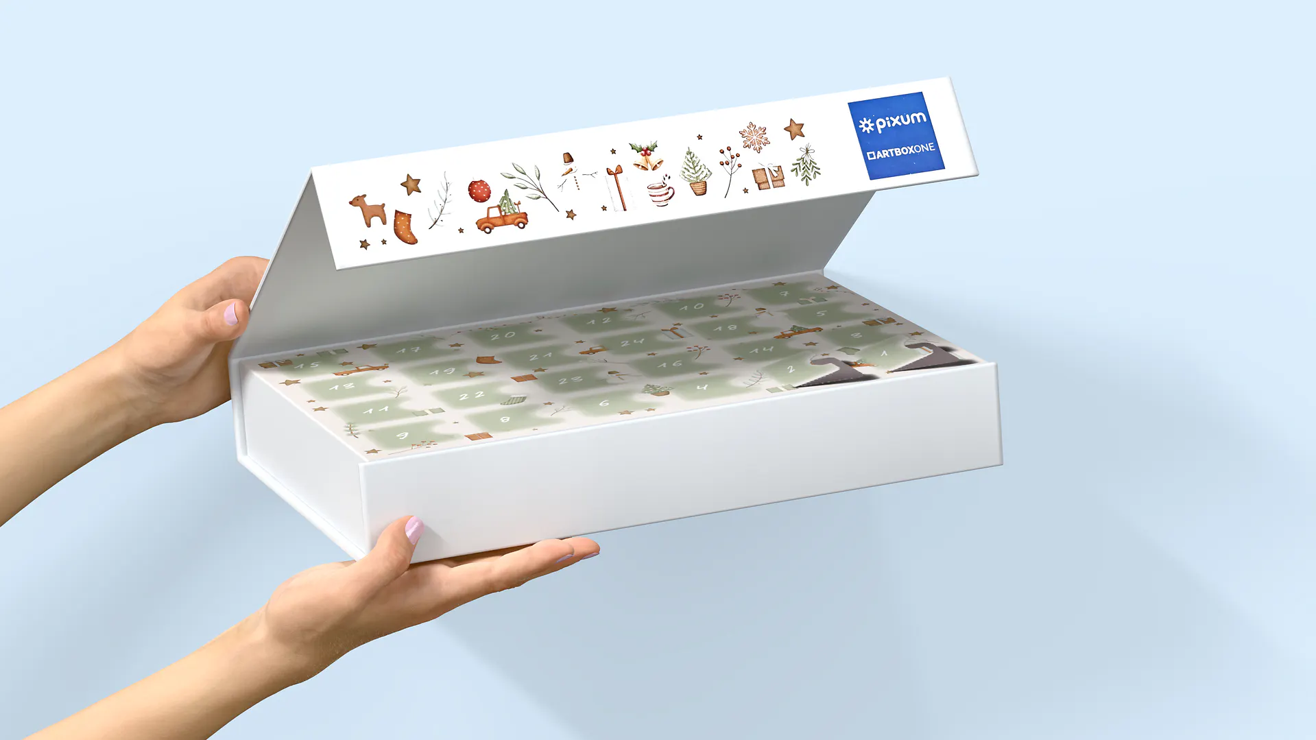 Calendrier de l'Avent puzzle personnalisé