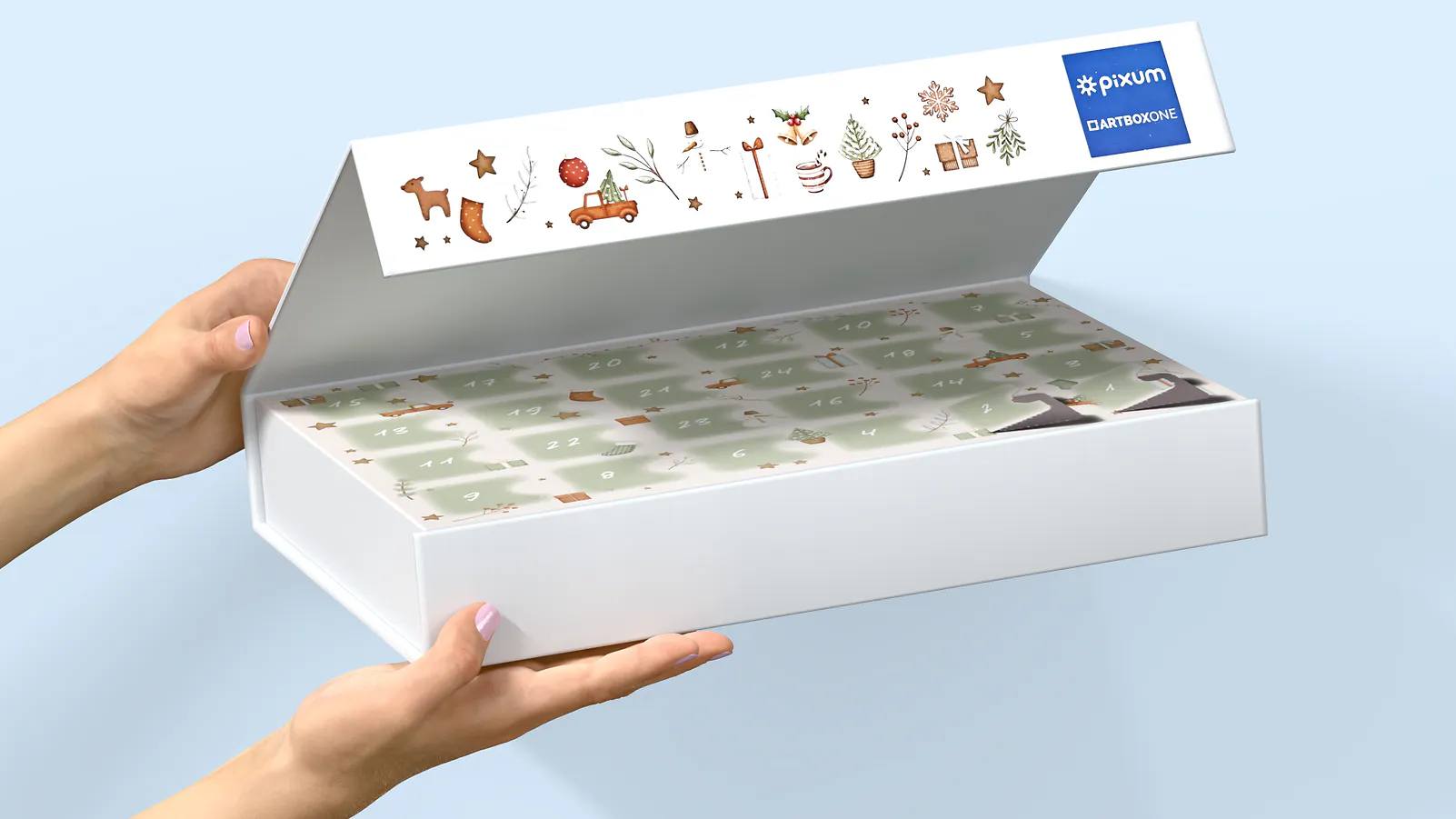 Calendario dell'avvento puzzle personalizzato Calendario dell'avvento puzzle personalizzato