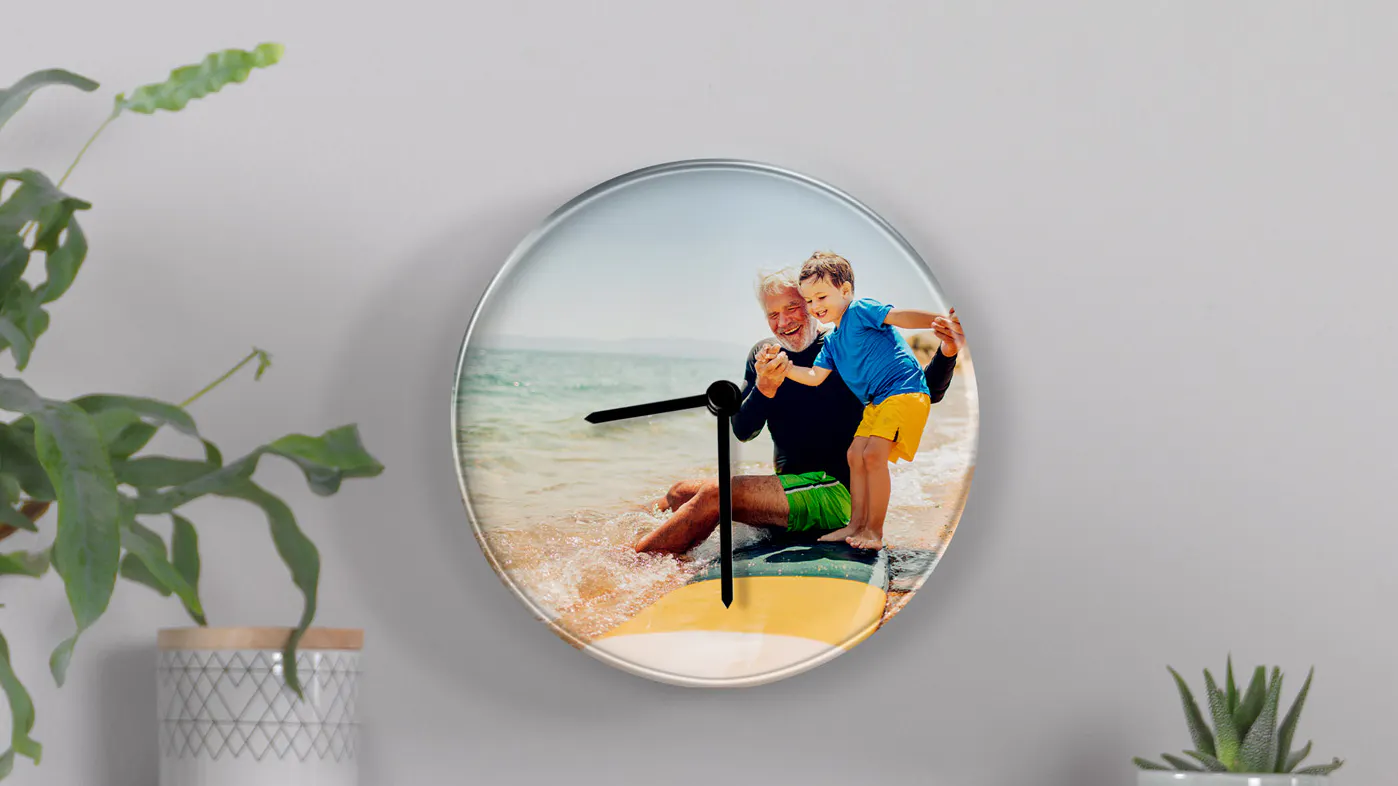 Orologio da parete personalizzato con foto