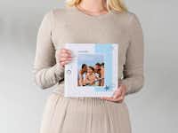 Pixum photo book in square format Pixum photo book large in square format with a family photo