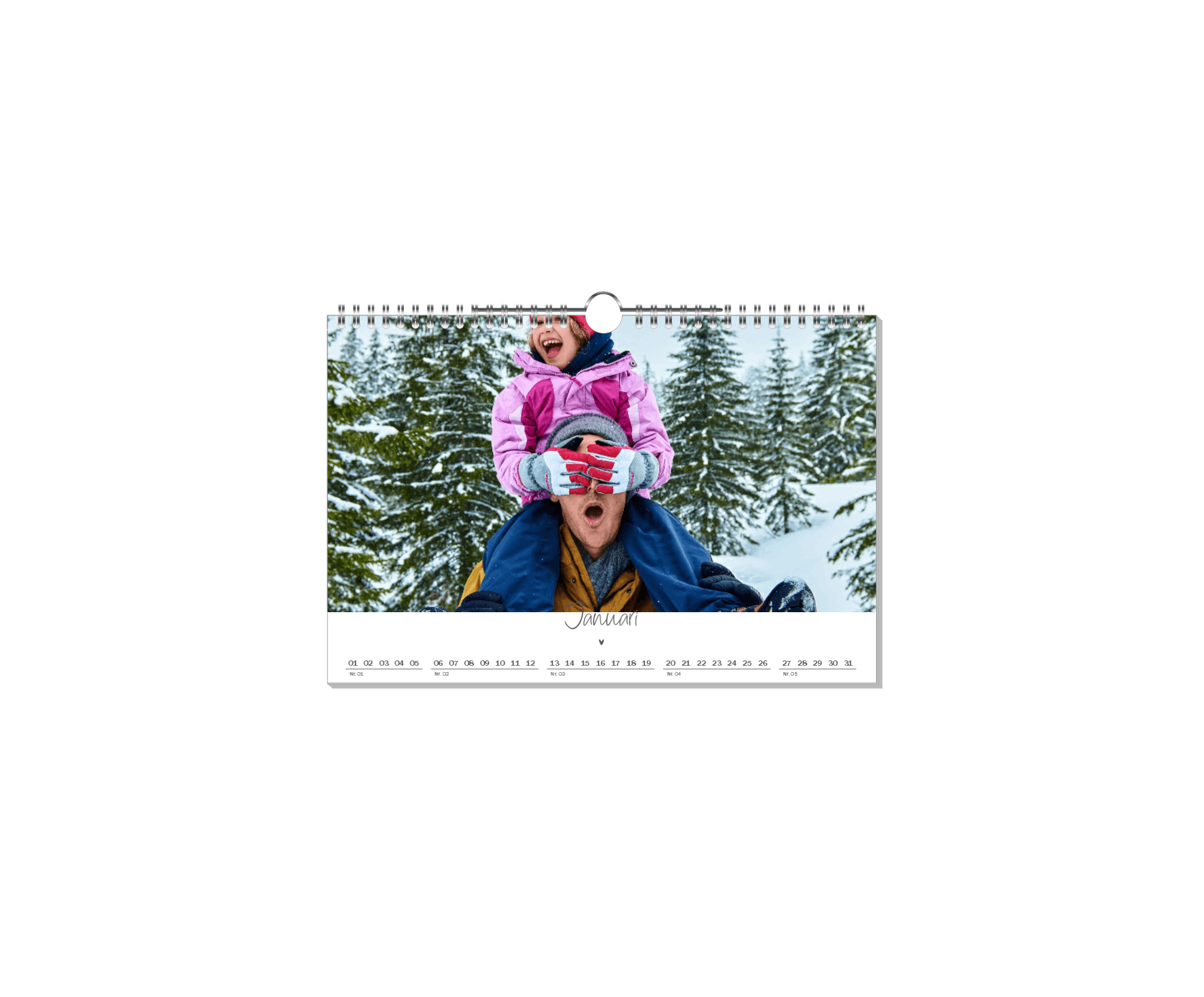 Kalender Design Wonderful Time