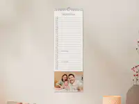 Keukenkalender met afscheurbare fotokaart Keukenkalender met afscheurbare fotokaart