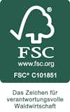 FSC Award in grün als Freisteller