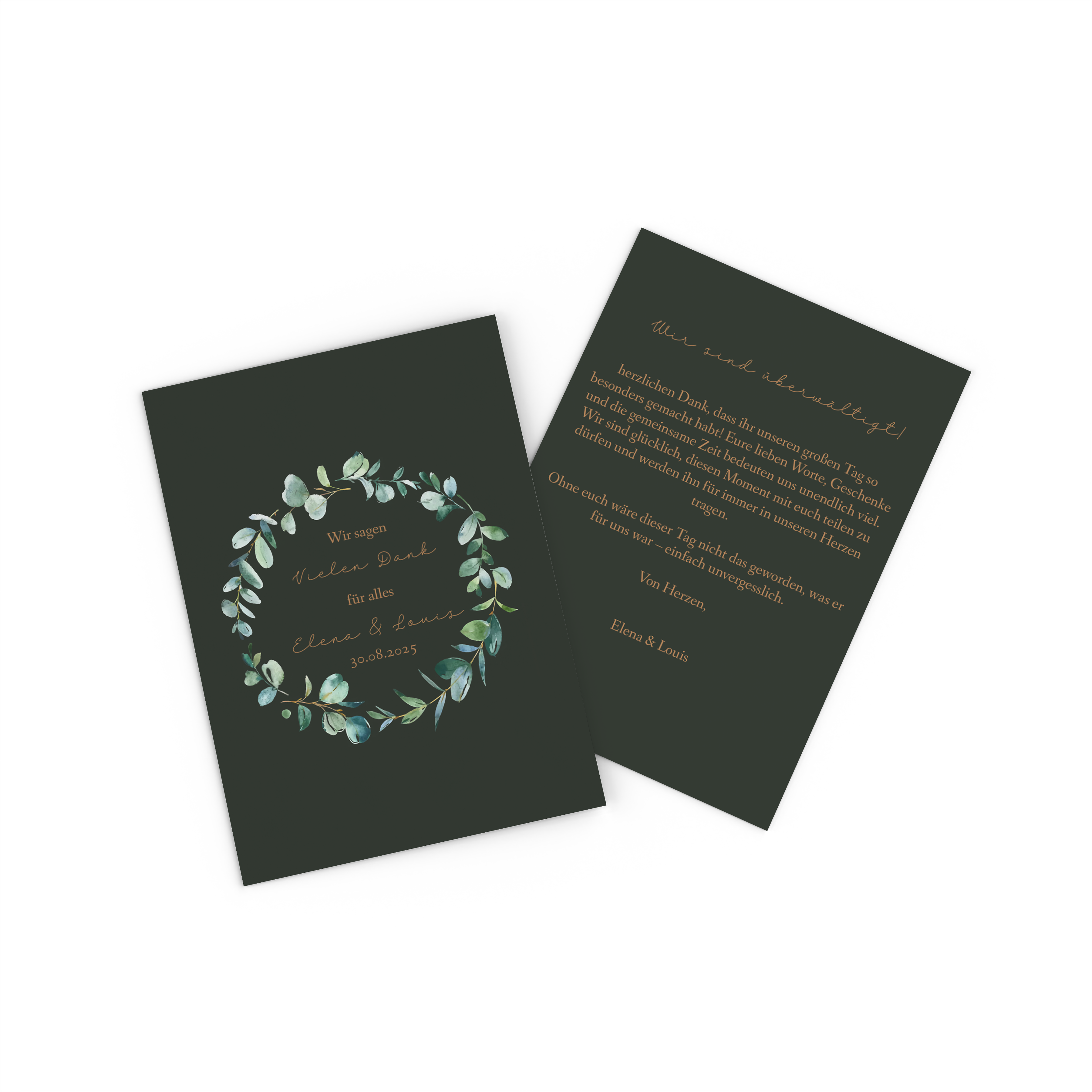 Fotokarte mit Pärchenfoto als Save the Date 