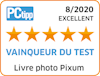 Gagnant du test PC-Tipp (édition 08/2020) avec 5 étoiles pour Pixum 