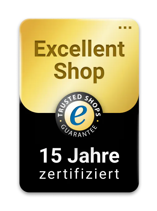 Trusted Shops 15 Jahre Badge