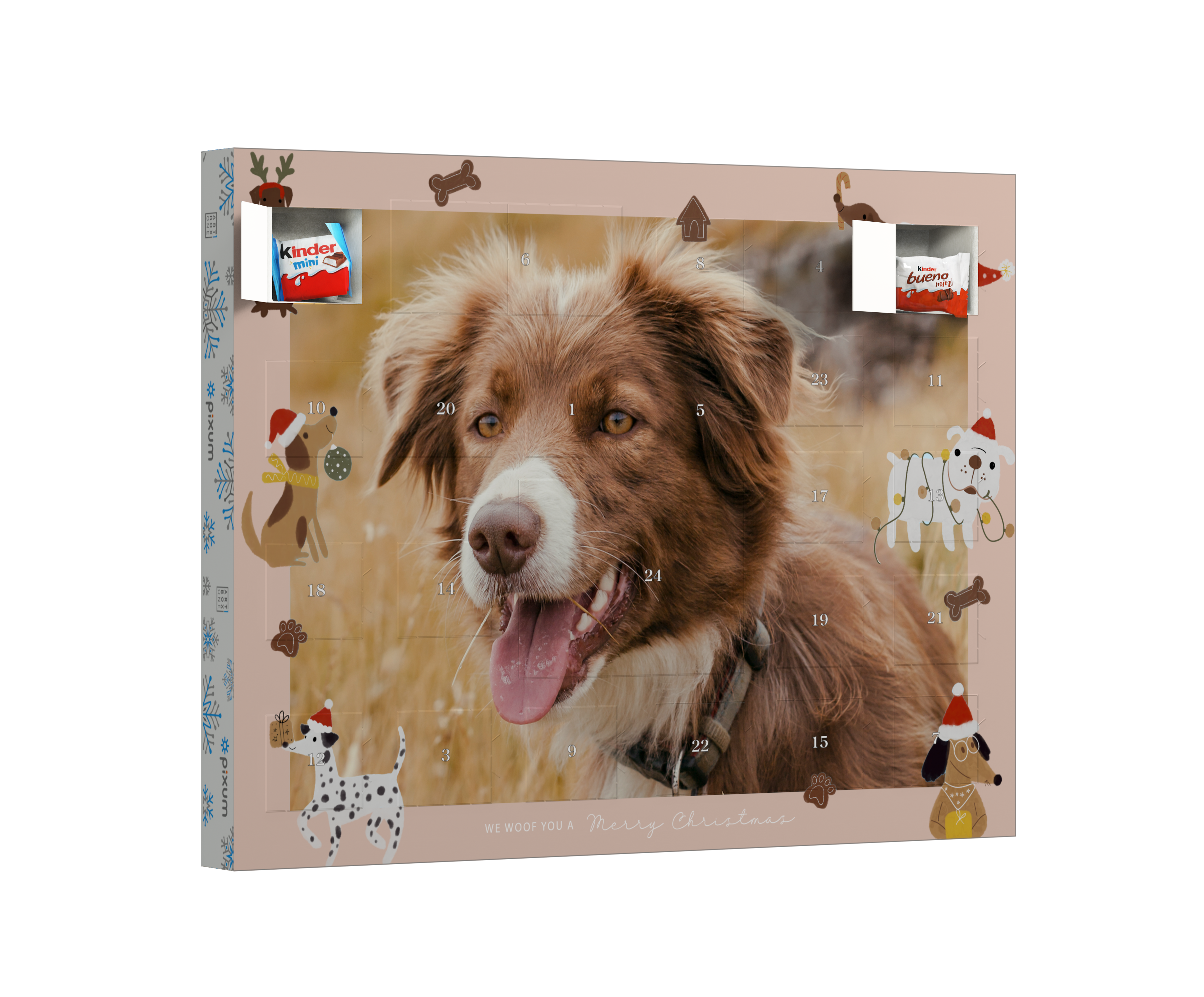Pixum Adventskalender mit Schokolade von kinder