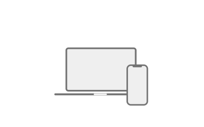 Vector illustration of a laptop and a smartphone