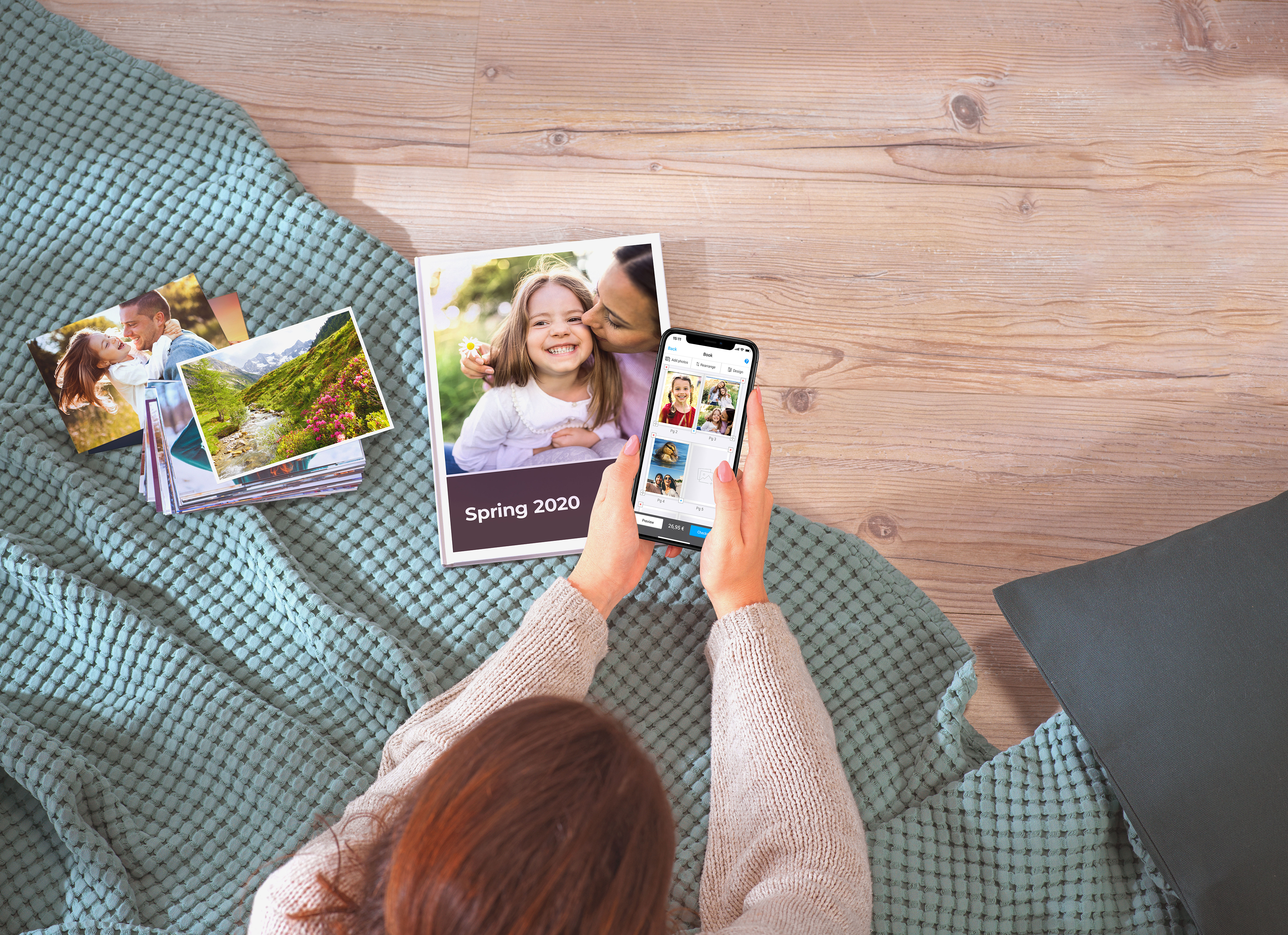 Creazione dei prodotti con foto direttamente nell'app Pixum.