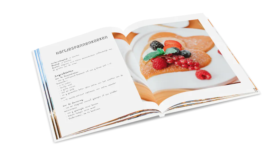 Zelf kookboek maken met Pixum